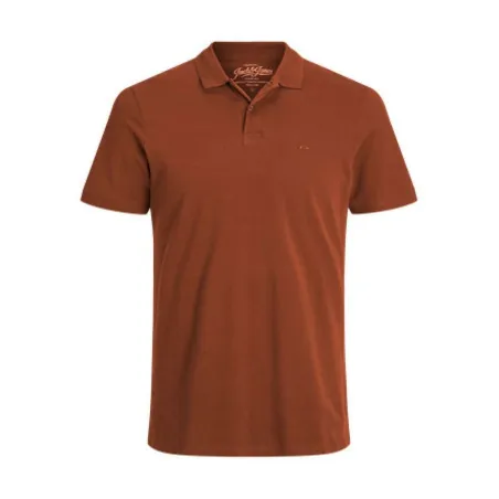 Polo lühikeste varrukatega, meeste Jack & Jones JJEBASIC POLO SS NOS 12136516 Pruun