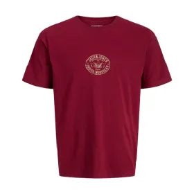 Miesten T-paita Jack & Jones JORRETRO TEE SS CREW NECK SMU 12288009 Punainen