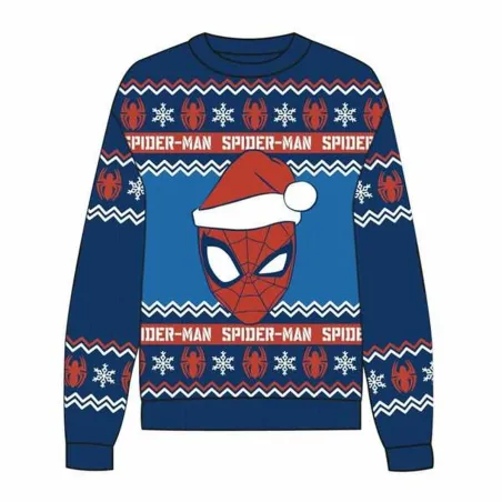 Свитер унисекс Spider-Man Синий