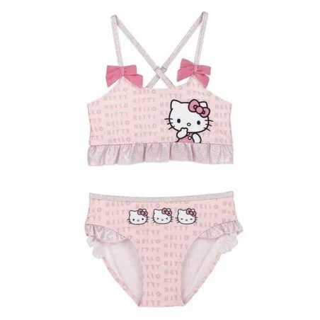 Divdaļīgs Peldkostīms Hello Kitty Gaiši Rozā