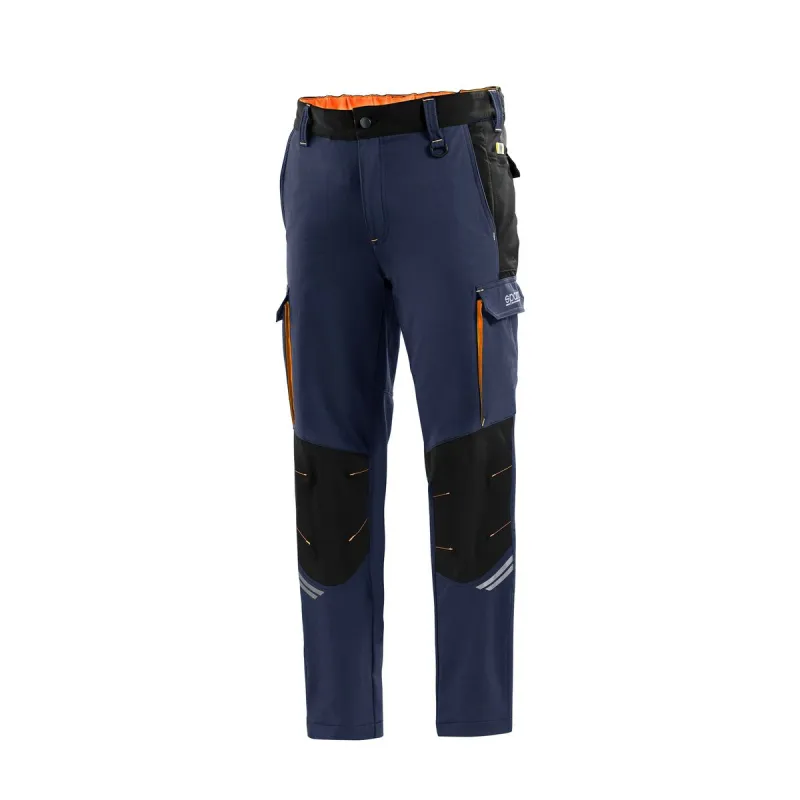 Pitkät urheiluhousut Sparco Tech TW Tummansininen Oranssi