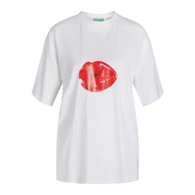 Miesten T-paita Jack & Jones Jxkora Loose Valkoinen