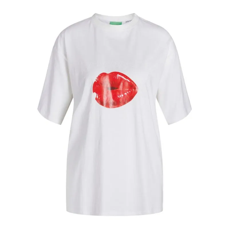 Men’s Short Sleeve T-Shirt Jack & Jones Jxkora Loose White