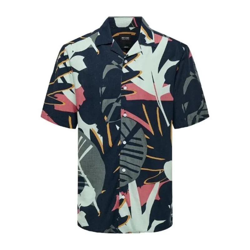 Shirt Only & Sons Onsbertil Reg Navy Blue