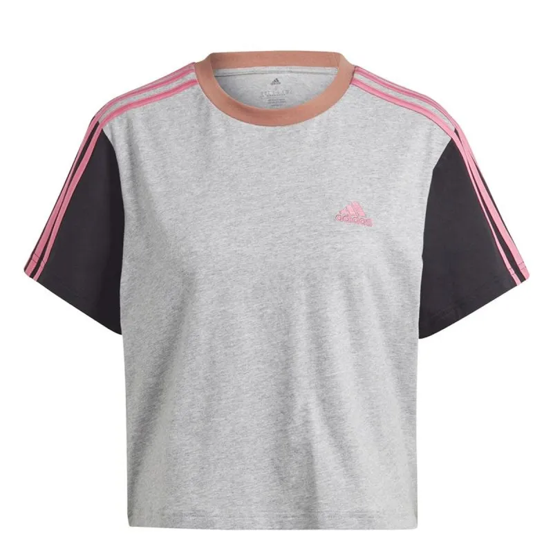 Naisten T-paita Adidas 3S Cr