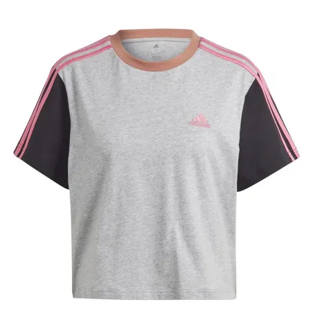 Naisten T-paita Adidas 3S Cr