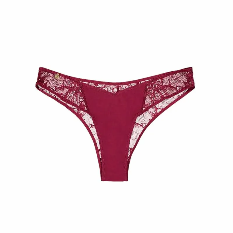 Panties Black Limba Caudel  Red Maroon