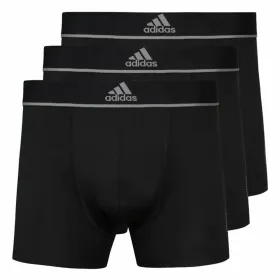 Men's Boxer Shorts Adidas Active Micro Flex Eco Black 3 Units