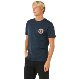 Miesten T-paita Rip Curl Shred Til Tee Laivastonsininen
