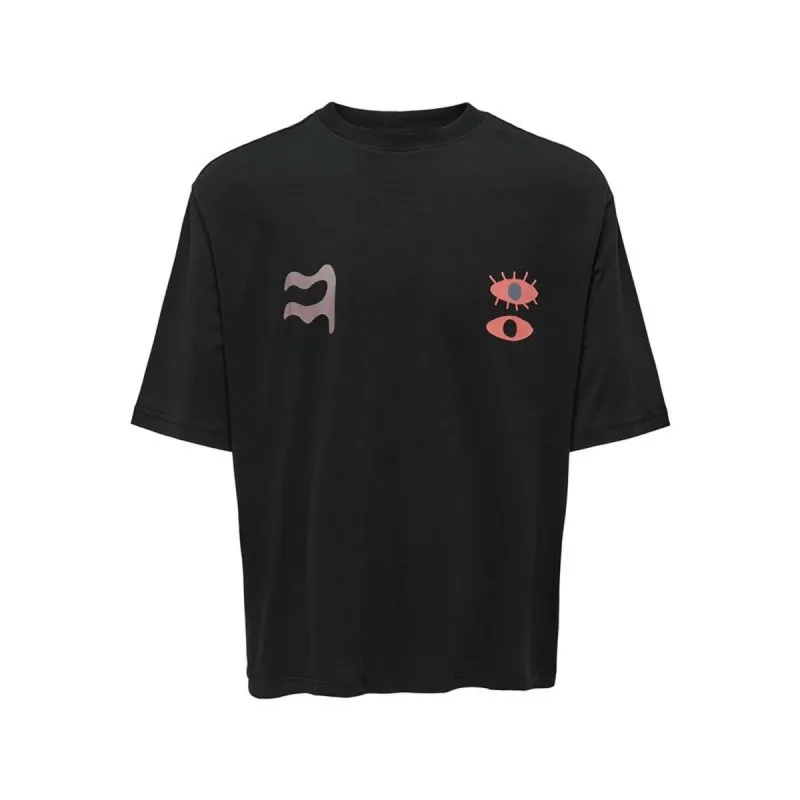 Miesten T-paita Only & Sons Onslenny Ovz Element Musta