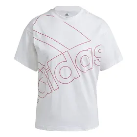 Vīriešu Krekls ar Īsām Piedurknēm Adidas Giant Logo Balts