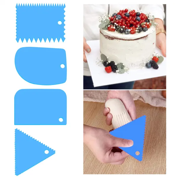 Cake spatulas Springos KI0094 4 pcs.