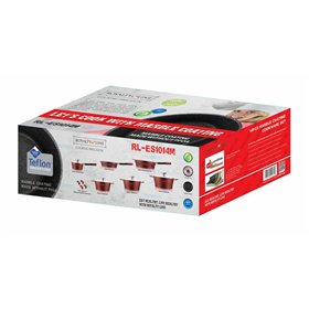 Cookware Royalty Line ES2014M Grey Silver 14 Pieces