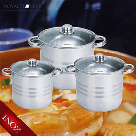 Cookware Royalty Line SP4 Steel 6 Pieces