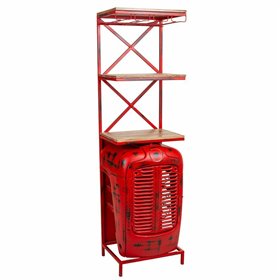 Bar unit Alexandra House Living Red 40 x 185 x 84 cm