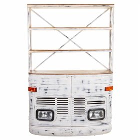 Bar unit Alexandra House Living White 40 x 225 x 150 cm