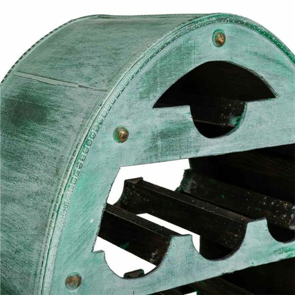 Bottle rack Alexandra House Living Green Wood 27 x 85 x 46 cm 12 bottles