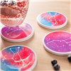 Customisable Coaster for Cutting Plotter Cricut Ceramic White (4 Units)