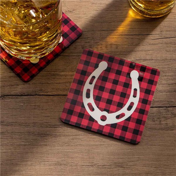 Customisable Coaster for Cutting Plotter Cricut Aluminium White (4 Units)