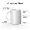 Customisable Mug for Cutting Plotter Cricut 2008945 White (36 Units)