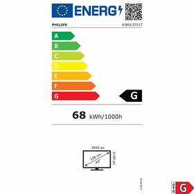 Non-slip Mat Philips 43BDL3751T/00 Black