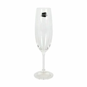 Champagne glass Crystalex Lara 220 ml Multicolour 6 Pieces 4 Units