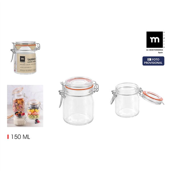 Jar La Mediterránea Multicolour 150 ml 48 Units