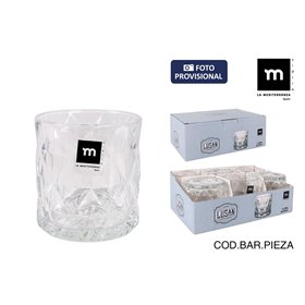 Glass La Mediterránea Lusan Multicolour 350 ml 48 Units