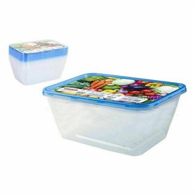 Set of 8 lunch boxes Privilege Multicolour 1 L 24 Units