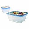 Set of 8 lunch boxes Privilege Multicolour 1 L 24 Units
