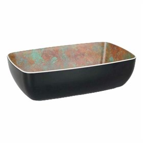 Serving Platter Viejo Valle Black Melamin 6 Units