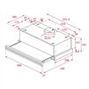 Conventional Hood Teka CNL6415BK 60 cm 385 m3/h 64 dB 110W
