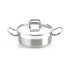 Casserole BRA A340353 Steel 2 L 25 L Ø 20 cm Stainless steel