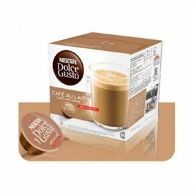 Coffee Capsules Nescafé Dolce Gusto 97934 Café Au Lait (16 uds) Decaffeinated