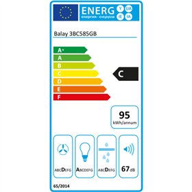 Conventional Hood Balay 8425622034806 80 cm 530 m3/h 210W C White