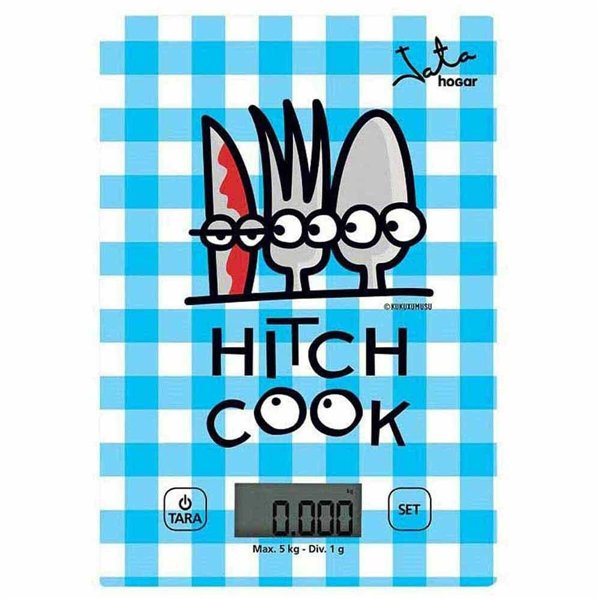 Digital Kitchen Scale JATA 732K Kukuxumusu Blue 5 kg