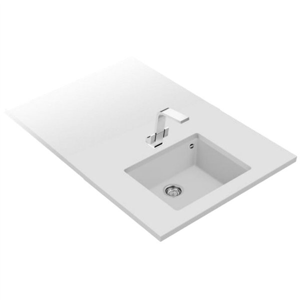 Sink with One Basin Teka SQUARE 50.40 TG 