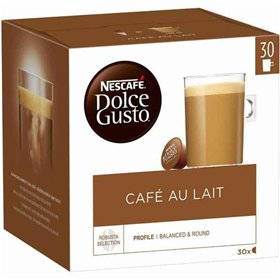 Coffee Capsules Nescafé Dolce Gusto Cafe Au Lait 1 Unit 30 Units