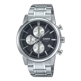 Miesten rannekellot Casio MTP-E510D-1A2VDF Hopeinen (Ø 42 mm)