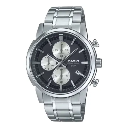 Miesten rannekellot Casio MTP-E510D-1A2VDF Hopeinen (Ø 42 mm)