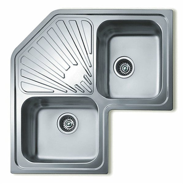 Sink with Two Basins Teka ANGULAR 2C SF