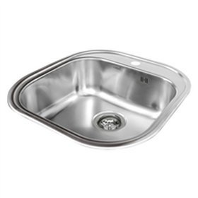 Sink with One Basin Cata CS-1 Silver