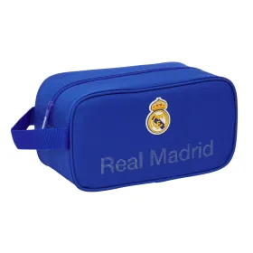 Kotelo matkatohveleille Real Madrid C.F. Sininen 29 x 15 x 14 cm