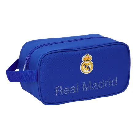 Kotelo matkatohveleille Real Madrid C.F. Sininen 29 x 15 x 14 cm