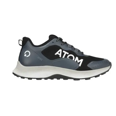 Vīriešu taku skriešanas apavi (skrējiens kalnos) Atom Terra AT123 Tumši pelēks
