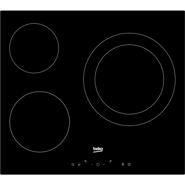 Glass-Ceramic Hob BEKO HIC63402T 60 cm 58 cm 5700 W