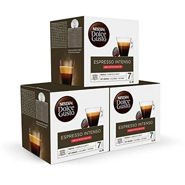 Coffee Capsules Nestlé INTENSO DESCAF