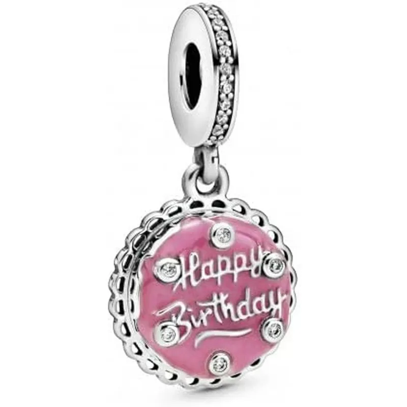 Naisten onnenkoru Pandora PINK BIRTHDAY CAKE DANGLE