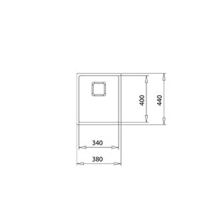 Sink with One Basin Teka RS1S Grey