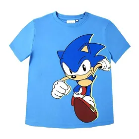 Lasten Lyhythihainen paita Sonic Sininen